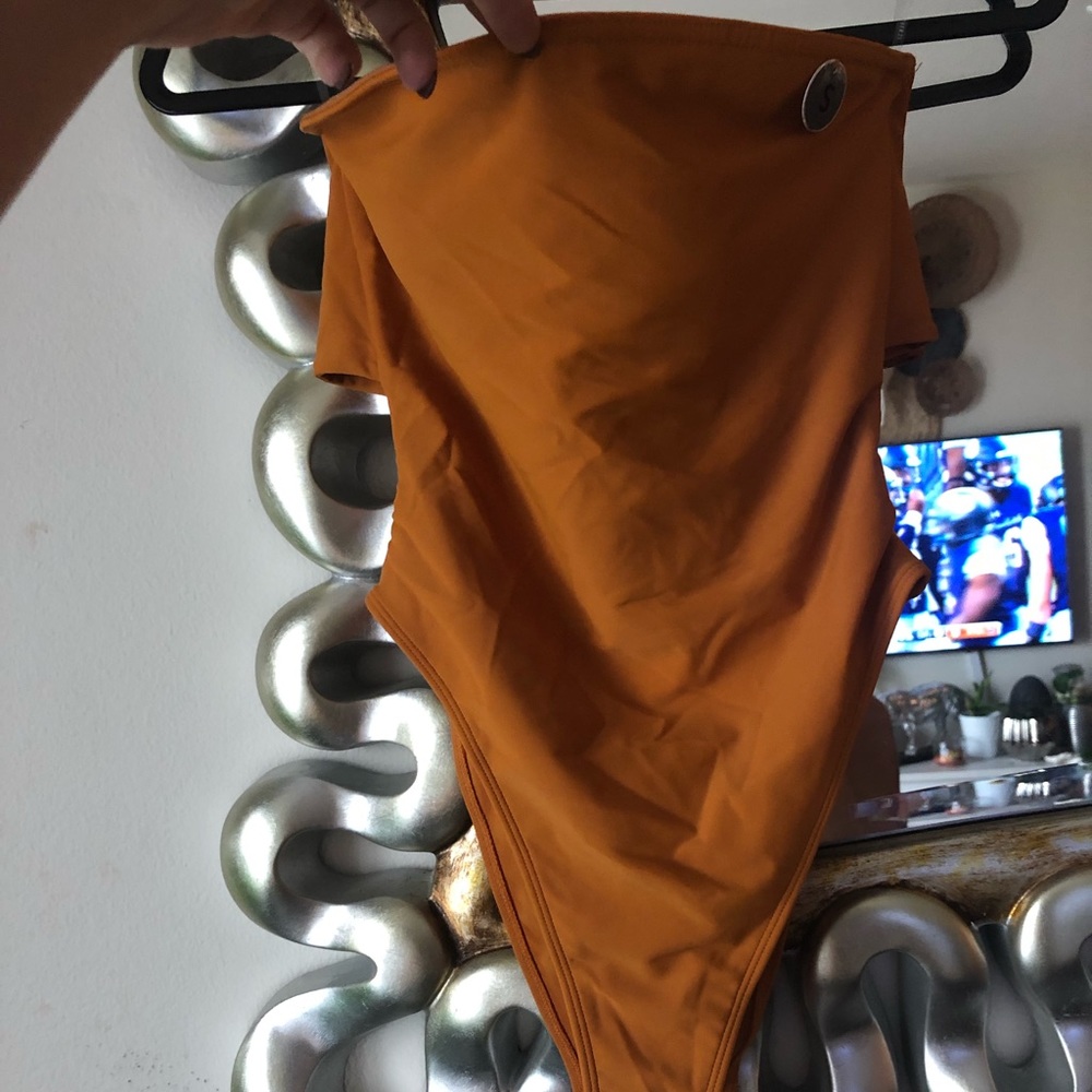 F21 orange strapless bikini - Picture 4 of 4